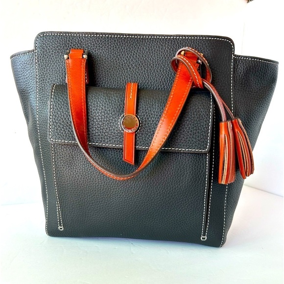 Dooney & Bourke Handbags - Dooney & Bourke NWT Black Leather Large Satchel